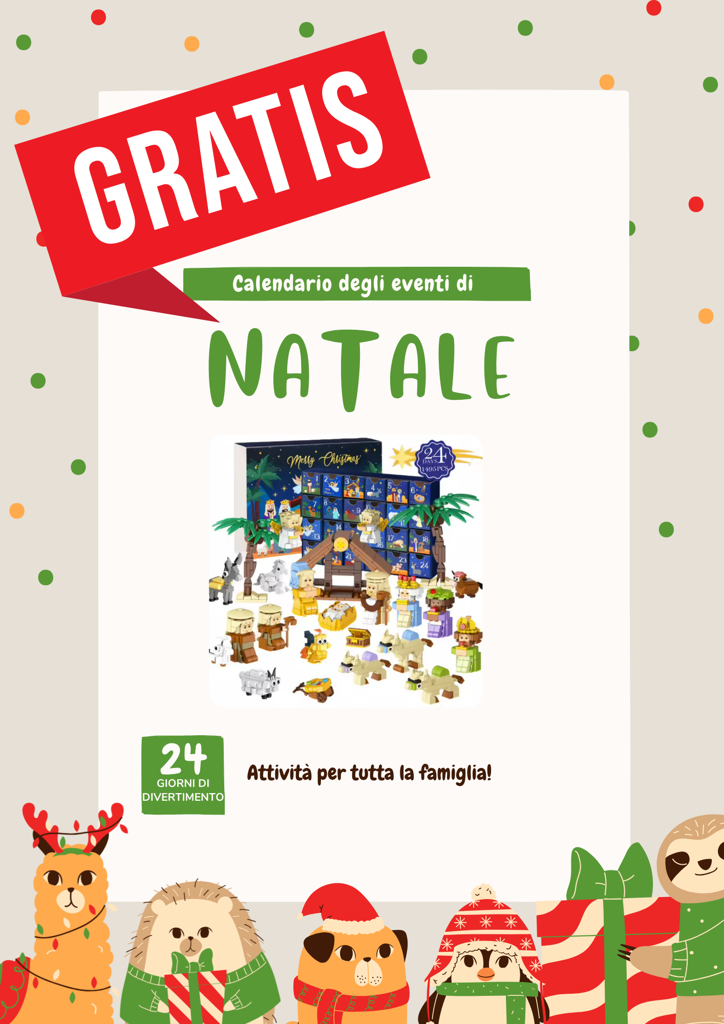 Calendario dell'Avvento! Presepe in 24 giorni✨