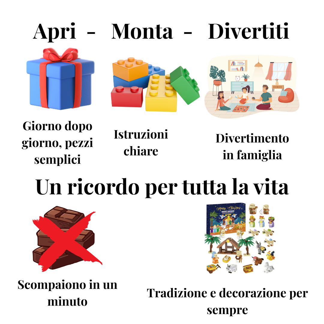 Calendario dell'Avvento! Presepe in 24 giorni✨
